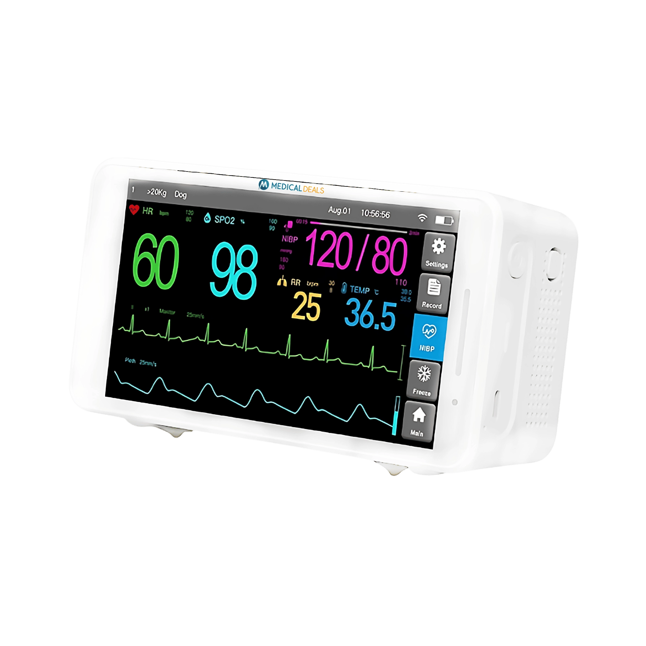 Veterinary Patient Monitor MD-VM-1000-side view